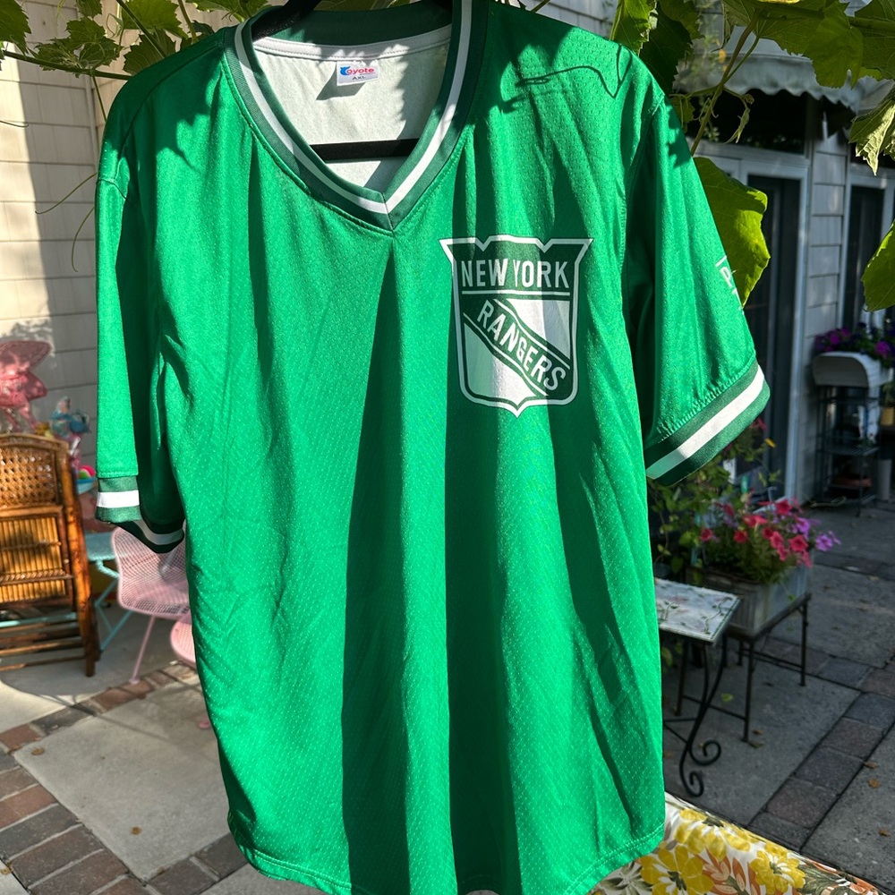 Green New York Rangers Jersey